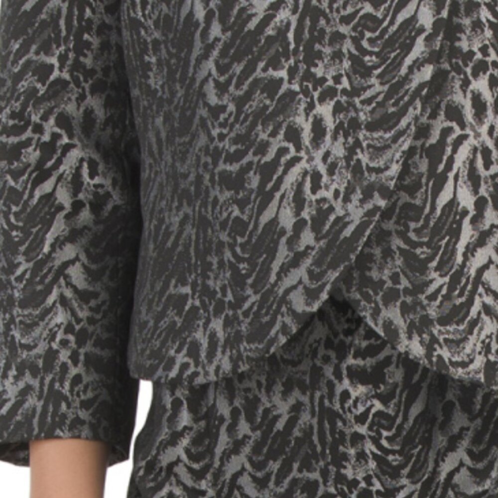 NIPON BOUTIQUE Animal Printed Jacket And Skirt Suit - Picture 4 of 6